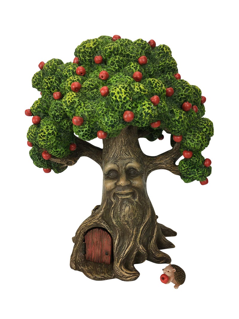 GlitZGlam Fairy Garden Miniature Tree Harry The Hedgehogâ€™s Apple Tree (9.25 Inch Tall) for The Garden Fairies and Lawn Gnomes Part of The Beautiful Azarian Collection. A Fairy Garden Accessory - Image 2